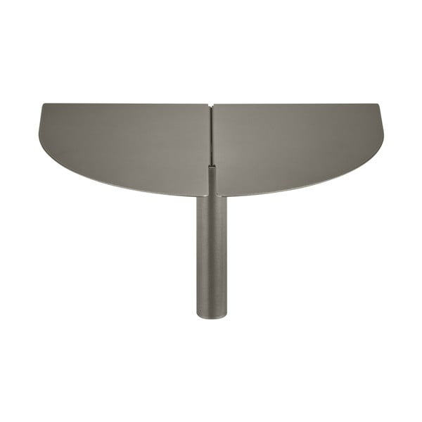 Sivá oceľová polica 30 cm Oru – Blomus