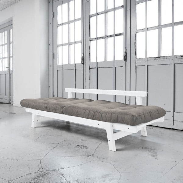 Rozkladacia pohovka Karup Step White/Granite Grey-image-3