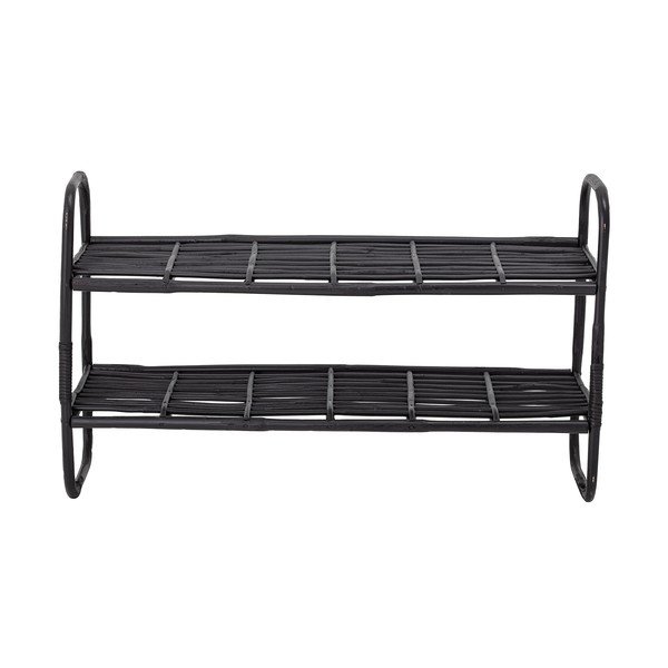 Čierny regál z rákosia 80x50 cm Zigge - Bloomingville-image-2