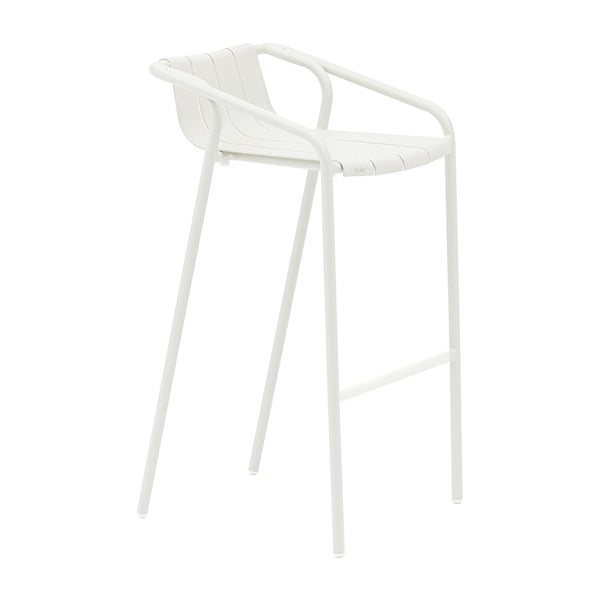 Svetlosivé kovové záhradné barové stoličky v súprave 2 ks Fleole – Ezeis