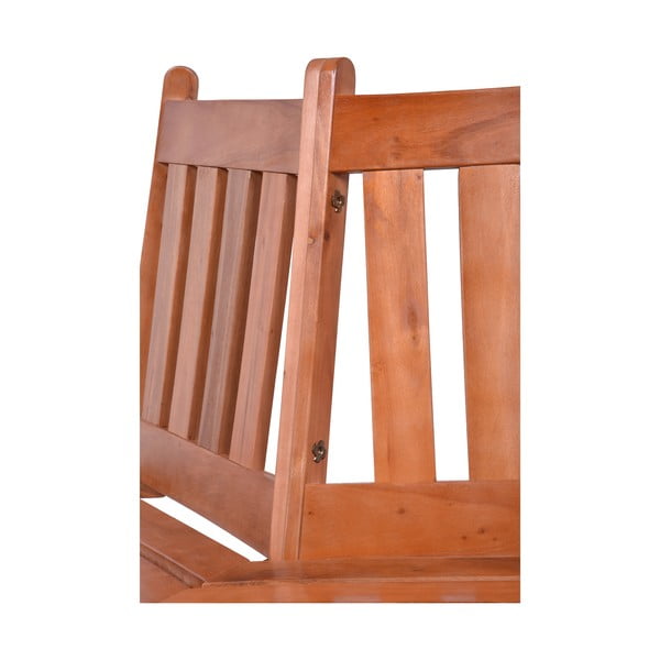 Drevená záhradná lavica v prírodnej farbe Ontario – Garden Pleasure-image-3