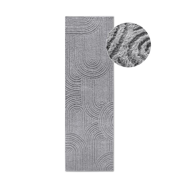 Sivý behúň 80x240 cm Chappe Light Grey – Elle Decoration