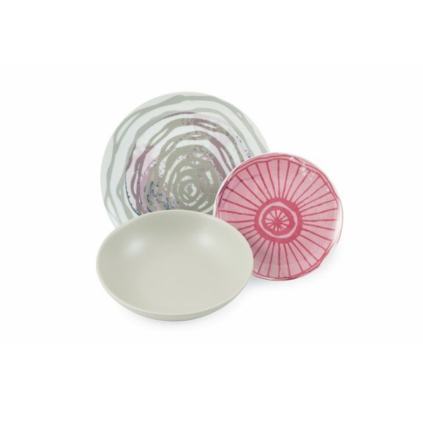 18-dielna súprava tanierov z porcelánu a kameniny VDE Tivoli 1996 Aurora-image-3