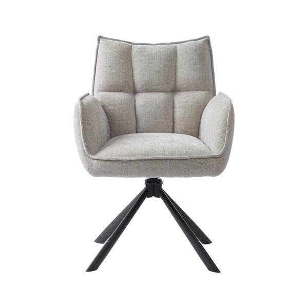 Krémovobiele čalúnené jedálenské kreslá v súprave 2 ks Marilla – Unique Furniture-image-2