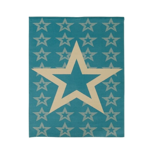 Detský modrý koberec Hanse Home Star, 140 × 200 cm