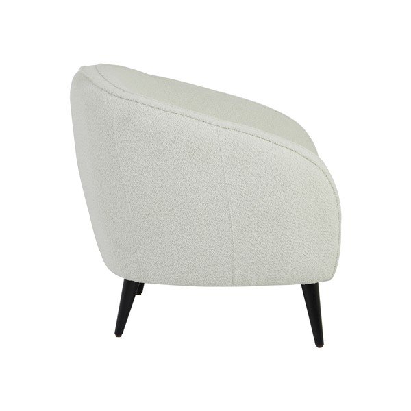 Biele kreslo z textílie buklé Almond – Light & Living-image-3