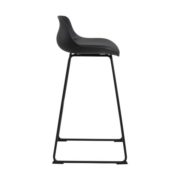 Čierna barová stolička (výška sedadla 76 cm) Tina – Actona-image-4