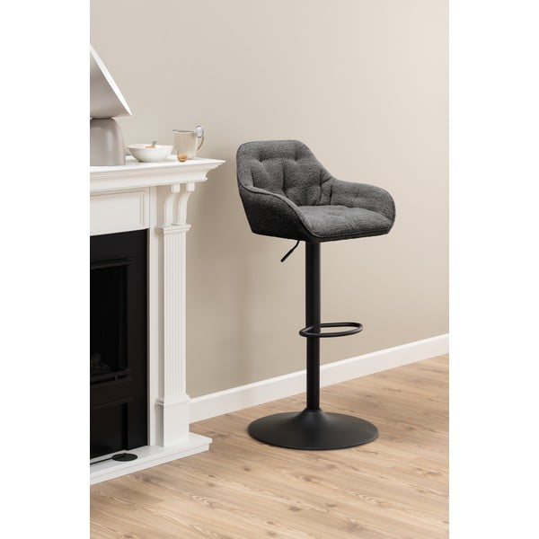 Tmavosivé otočné barové stoličky v súprave 2 ks 109 cm Brooke – Actona-image-1