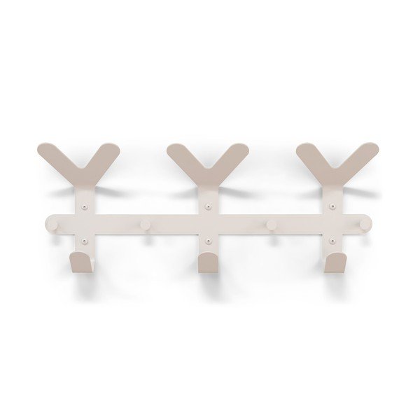 Taupe oceľový nástenný vešiak 66 cm Frondo – Spinder Design-image-2