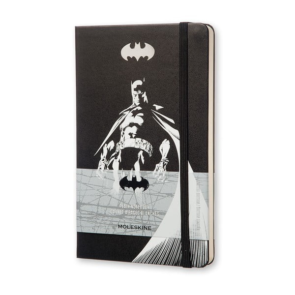 Veľký čierny zápisník Moleskine Batman, bez linajok-image-4