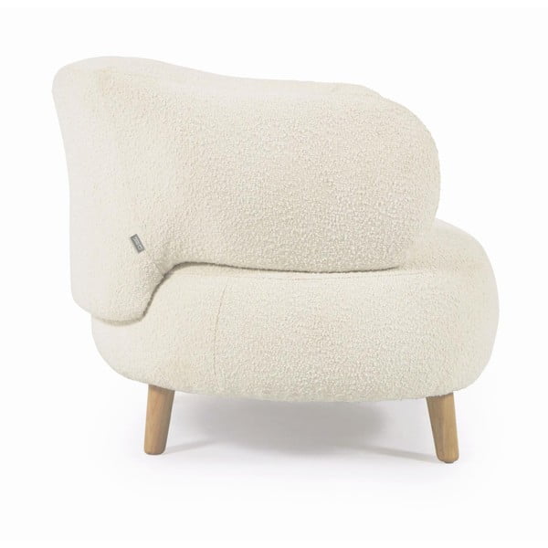 Biele kreslo Luisa - Kave Home-image-1