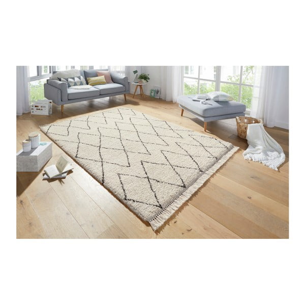 Krémovobiely koberec Mint Rugs Jade, 160 x 230 cm-image-3