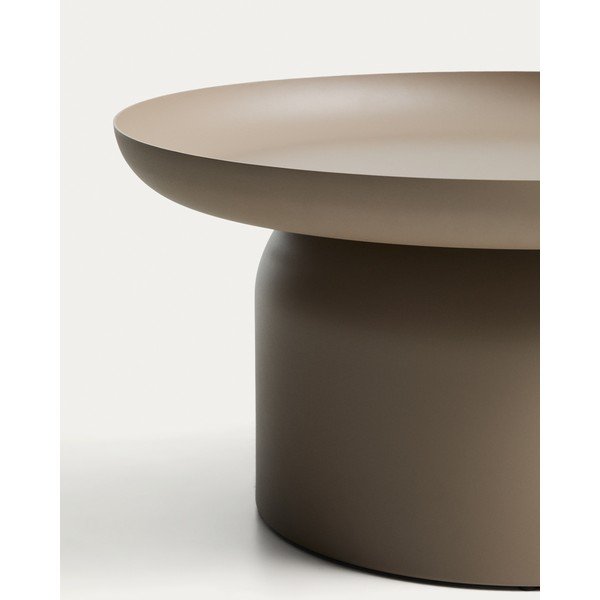 Kovový okrúhly Záhradný konferenčný stolík ø 70 cm Arcola – Kave Home-image-4