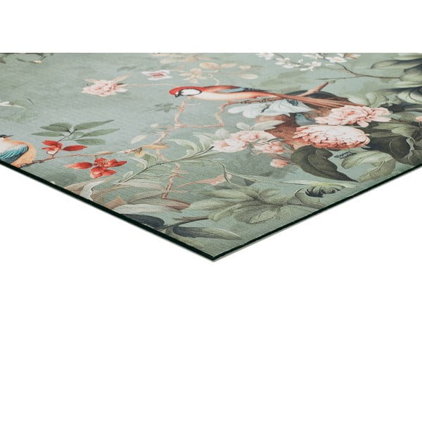 Svetlozelený prateľný behúň 52x100 cm Ricci Monet – Universal-image-2