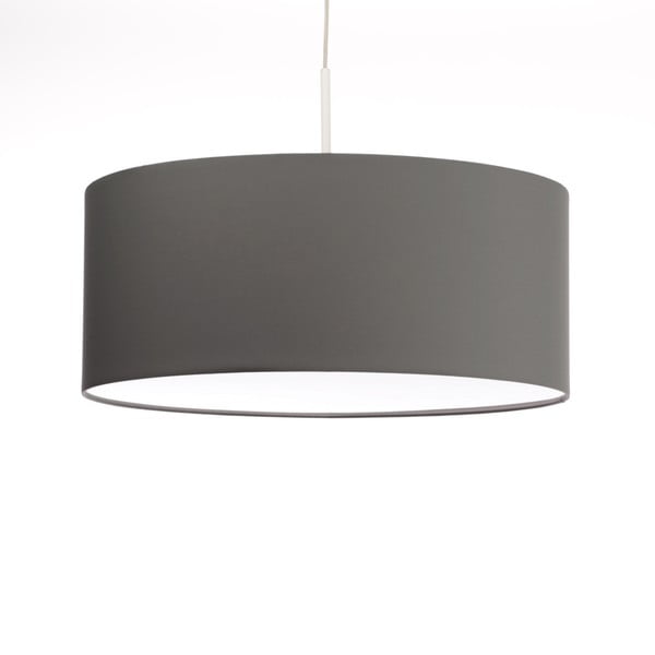 Tmavosivé stropné svetlo 4room Artist, variabilná dĺžka, Ø 60 cm