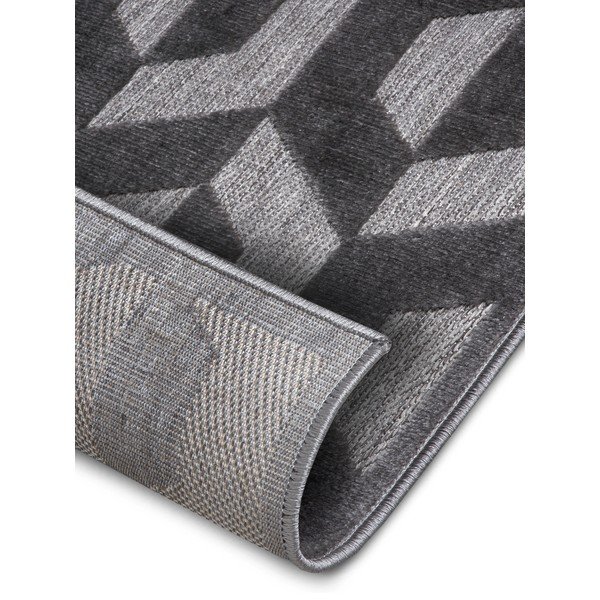 Antracitovosivý koberec 133x190 cm Iconic Hexa – Hanse Home-image-4