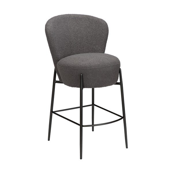 Sivá barová stolička (výška sedadla 68 cm) Orbit – DAN-FORM Denmark