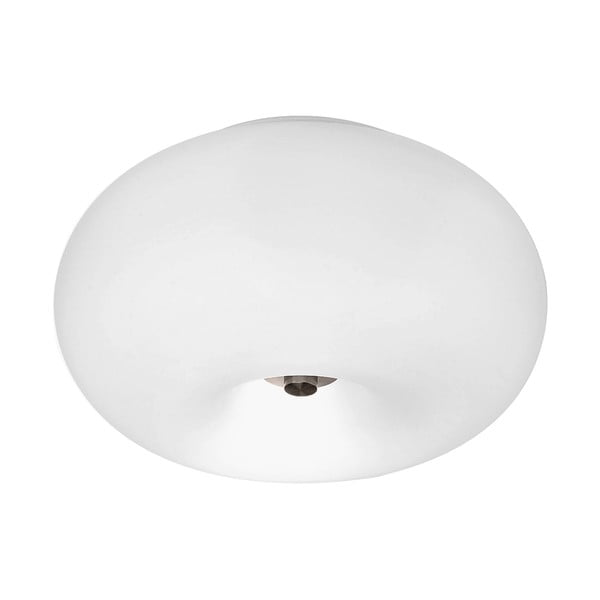 Biele stropné svietidlo so skleneným tienidlom OPTICA – EGLO