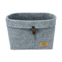 Sivý textilný organizér Wenko Felt, 30 x 18 cm