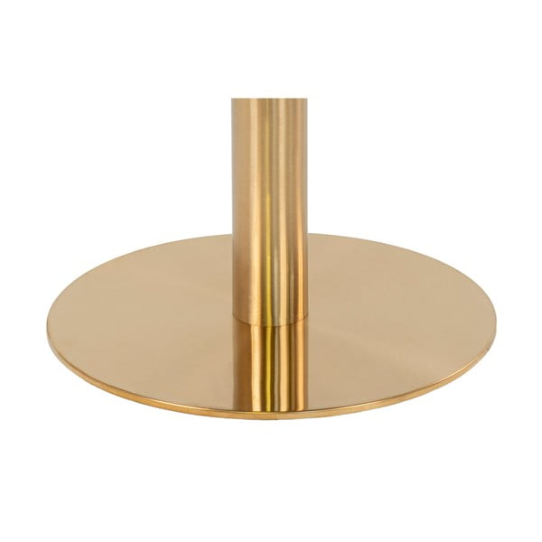 Okrúhly jedálenský stôl s doskou v dekore mramoru ø 110 cm Bolzano – House Nordic-image-3