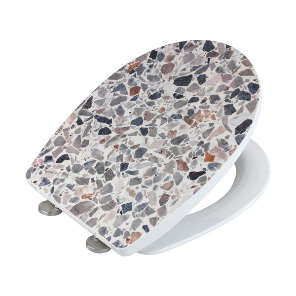 Toaletná doska Wenko High Gloss Terrazzo-image-2