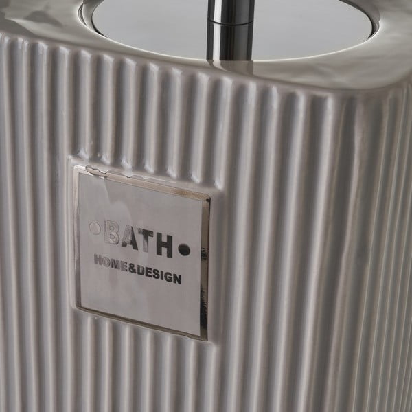 Sivá keramická WC kefa Griso – Casa Selección-image-1