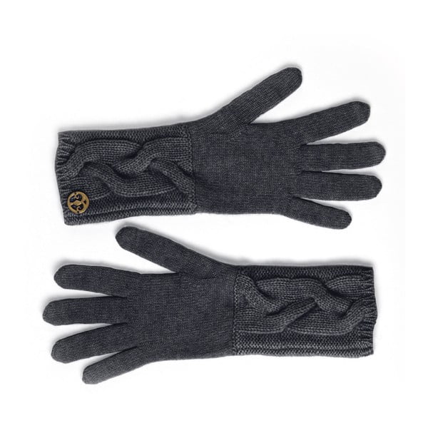 Čierne kašmírové rukavice Bel cashmere Lela
