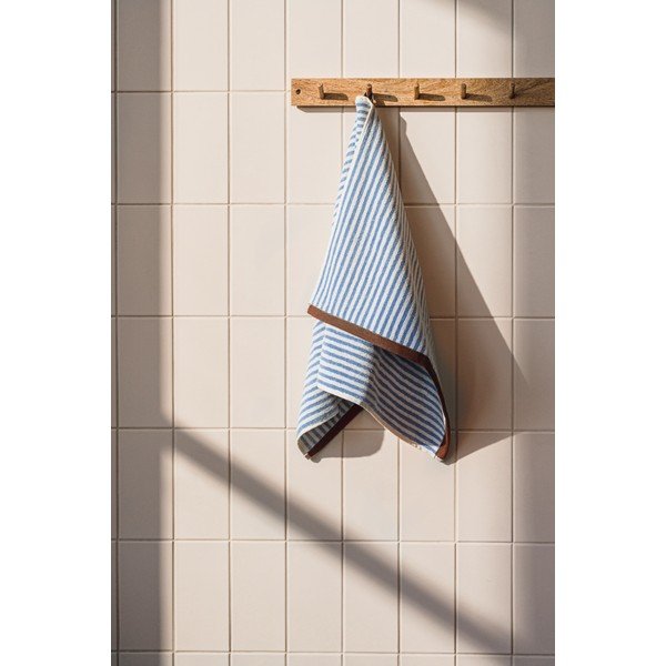 Hnedá/krémovobiela froté bavlnená osuška 70x140 cm Gobo – noo.ma-image-4