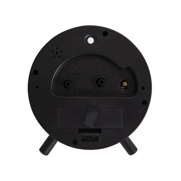 Čierny kovový budík Karlsson Index, ø 11 cm-image-3