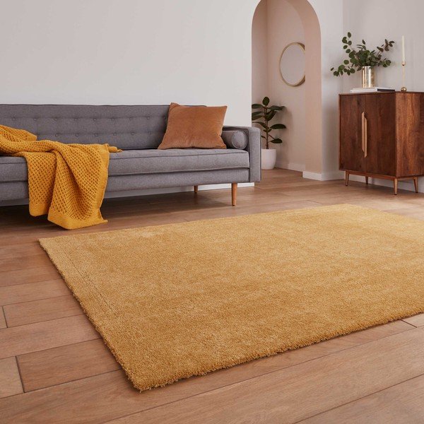 Okrovožltý umývateľný koberec 120x170 cm Cove – Think Rugs-image-1