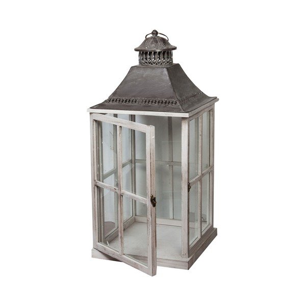 Sada 3 bielosivých lampášov Biscottini Dorothée-image-4