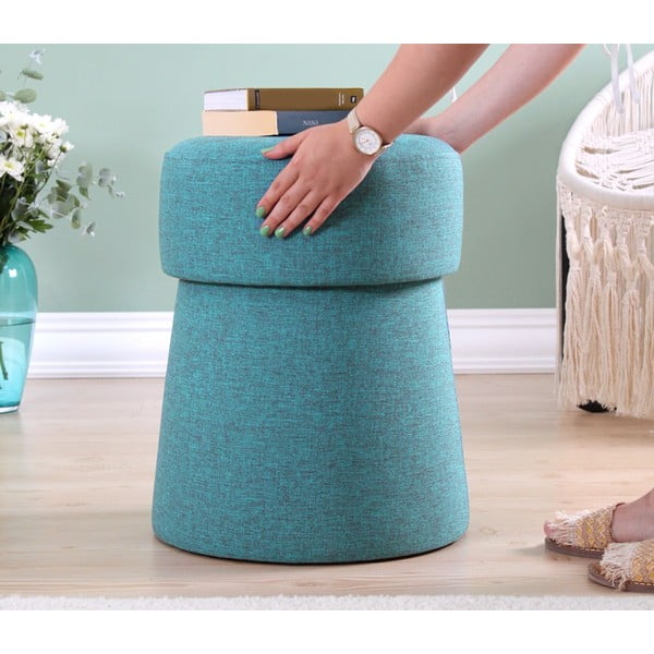 Modrý taburet Beans – Artie-image-2