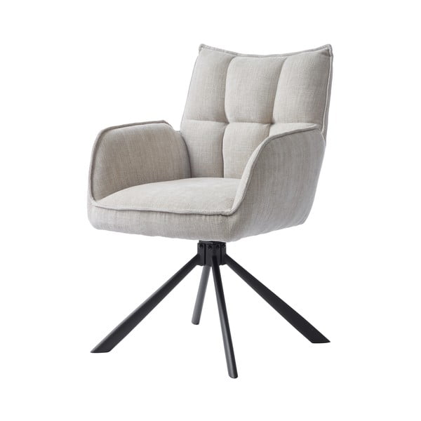 Krémovobiele čalúnené jedálenské kreslá v súprave 2 ks Marilla – Unique Furniture