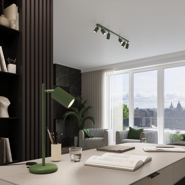 Zelené bodové svietidlo 6,5x117 cm Gleam – Sollux-image-2