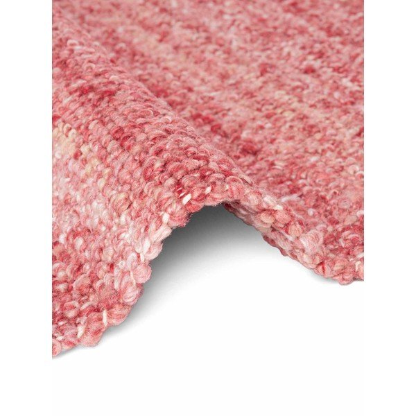 Tmavoružový ručne tkaný behúň z materiálu buklé 80x200 cm Notting Hill Portobello – Ted Baker-image-3