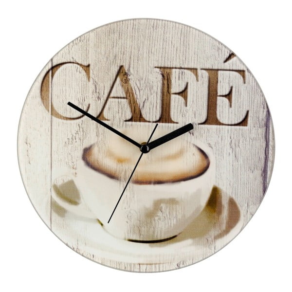 Nástenné hodiny Wenko Coffee, 27 cm
