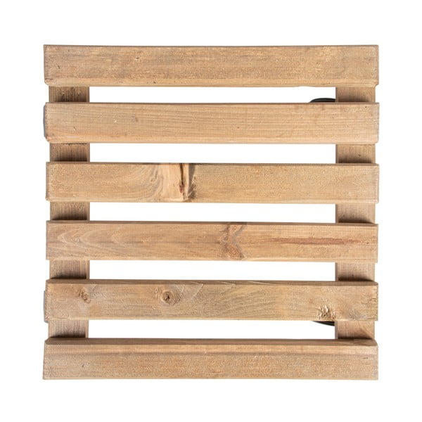 Drevený pojazdný podstavec pod kvetináč (výška  8 cm) Indoor & Outdoor – Esschert Design-image-3