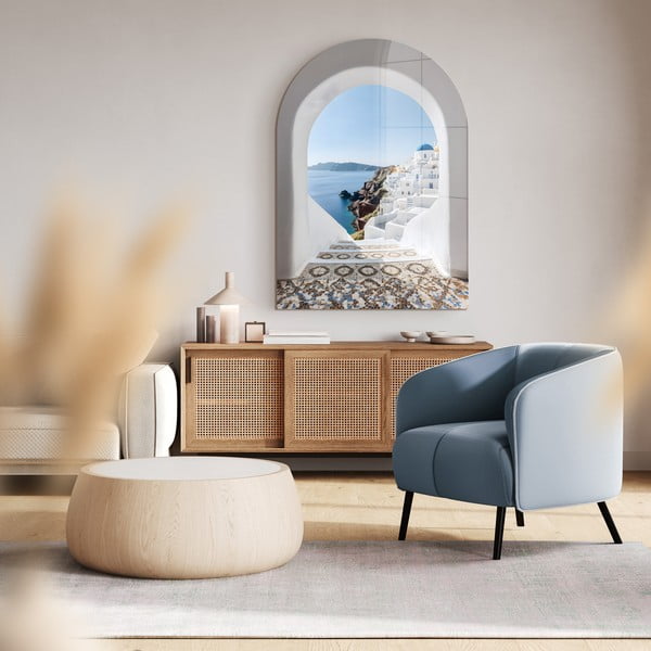 Sklenený obraz 70x100 cm Oia – Styler-image-1