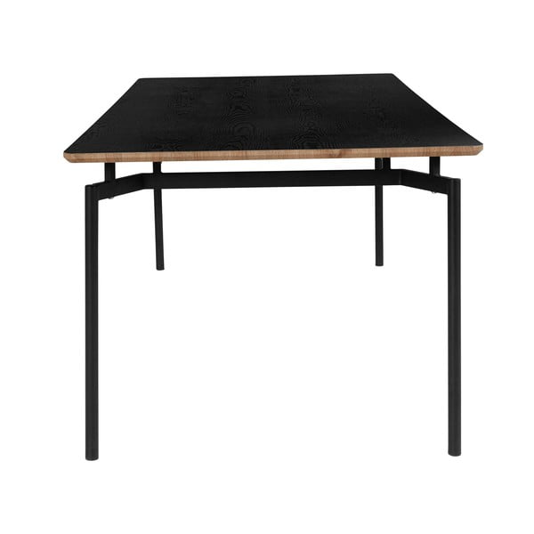 Čierny jedálenský stôl 100x200 cm Alto – Støraa-image-2