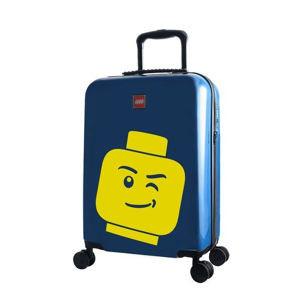 Modrý kufor na kolieskach LEGO® Luggage Minifigure Head 20"-image-1