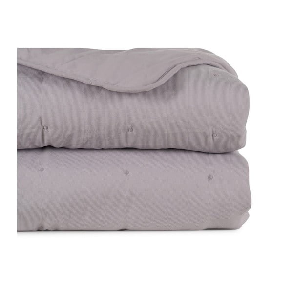 Sivý prešívaný pléd 180x260 cm – Ixia