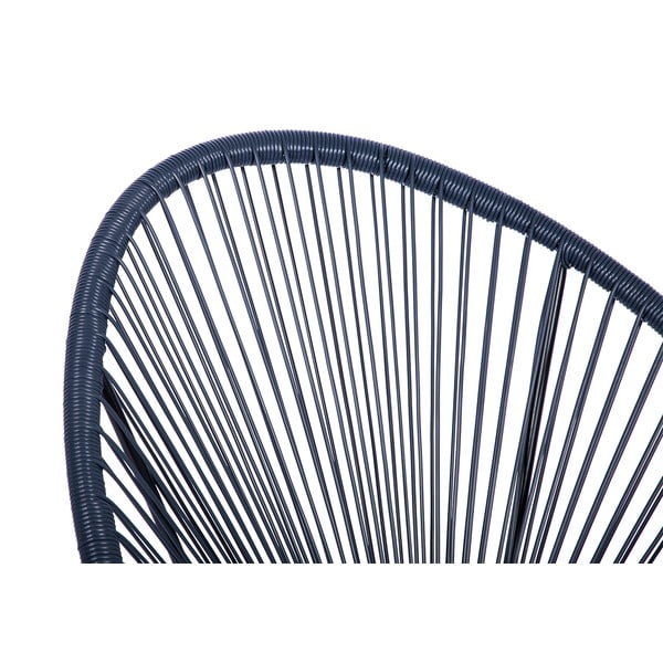 Modré záhradné kreslo z umelého ratanu Bonami Selection Avocado-image-4