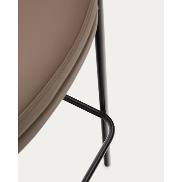 Hnedá barová stolička (výška sedadla 65 cm) Eamy – Kave Home-image-2