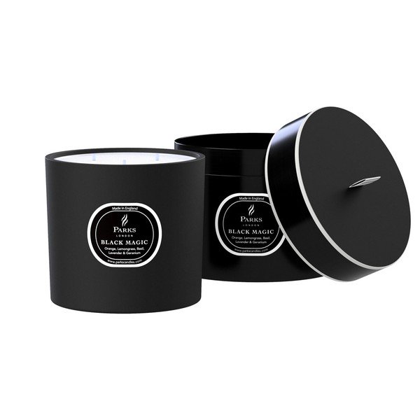 Sviečka Magic Candles, 55 hodín horenia, vôňa pomaranč a citrónová tráva-image-1