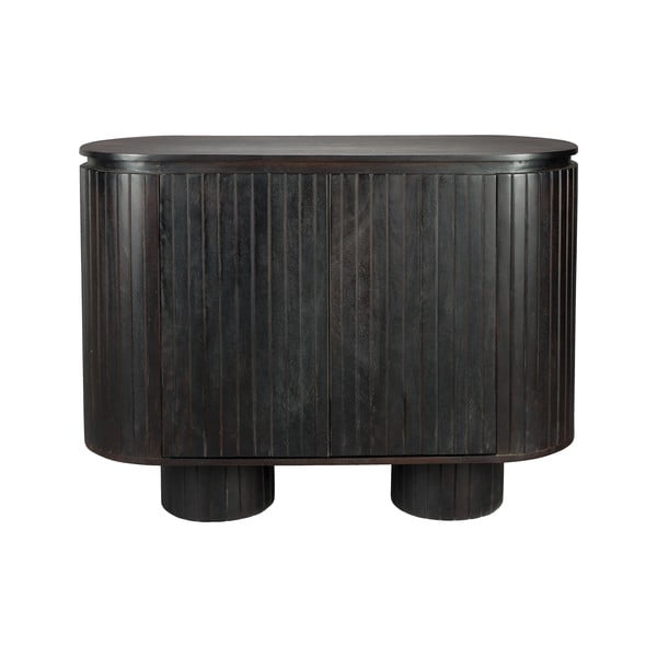 Tmavohnedá skrinka z mangového dreva 110x80x40 cm Kenji – Dutchbone