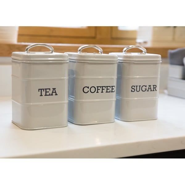 Oceľová dóza na sypaný čaj Living Nostalgia – Kitchen Craft-image-2