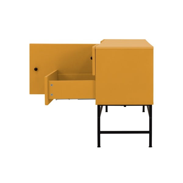 Žltá nízka komoda 68.5x68.5 cm Cocktail - Tenzo-image-4