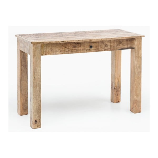 Konzolový stôl z masívneho mangového dreva Skyport RUSTICA, 120 x 50 cm