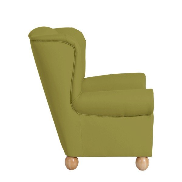 Zelené kreslo ušiak Max Winzer Monarch Green-image-3