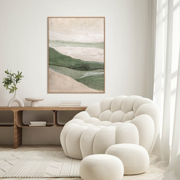 Ručne maľovaný obraz 90x120 cm Green Field – Malerifabrikken-image-1